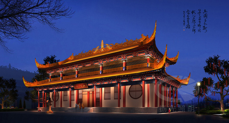 古建築夜景照明設計 古建築夜景(jǐng)照明設計