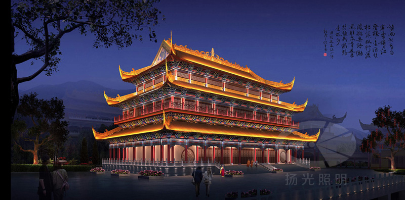 古建築夜景照明設計 古建(jiàn)築夜景照明設計