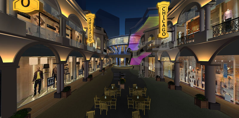 商業街夜景亮化設計 商業(yè)街夜景亮化設計(jì)