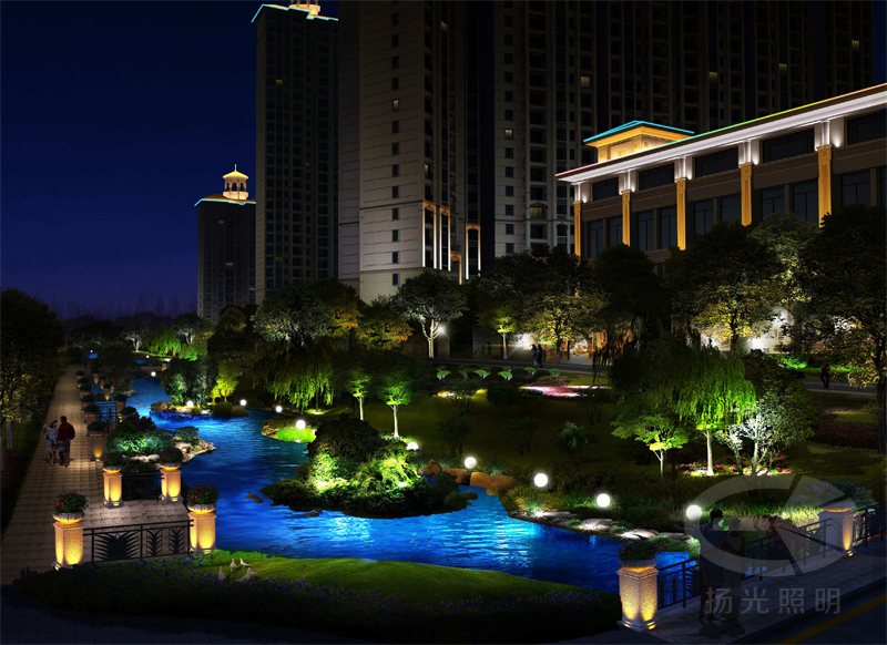 小(xiǎo)區夜景(jǐng)亮化設計 小區夜景亮化設計