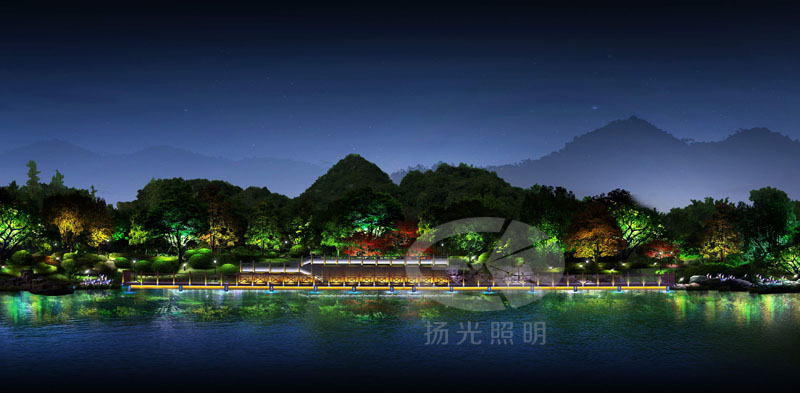 公(gōng)園夜景(jǐng)亮化設計 公園夜景亮化設計