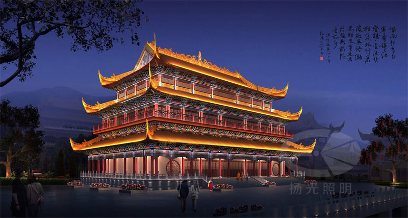 寺廟景觀照明設計 寺廟景觀照明(míng)設計