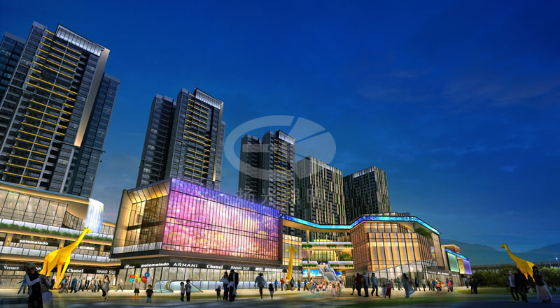 商業廣場夜景亮化設計 商(shāng)業廣場夜(yè)景亮(liàng)化設計
