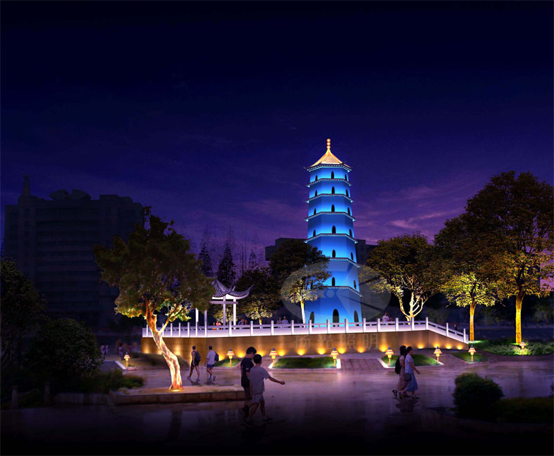 古塔夜景亮化（huà）工程