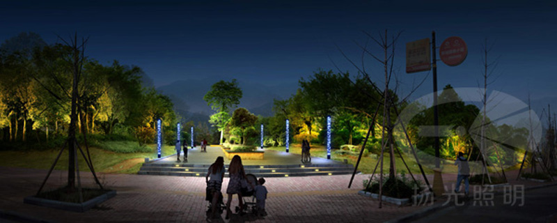 公園景（jǐng）觀照明設計效果圖