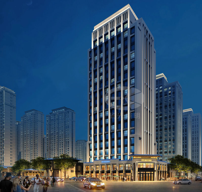 建築（zhù）燈光設計效果圖二