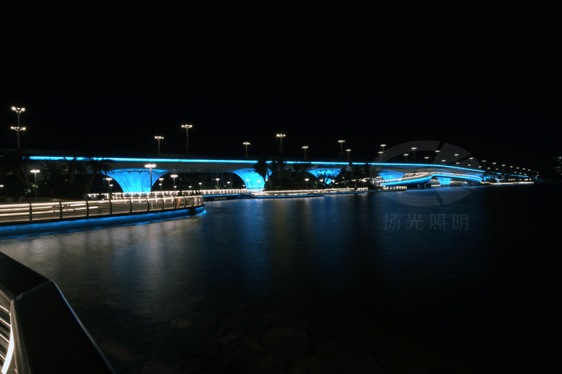 大橋燈（dēng）光工（gōng）程實景圖