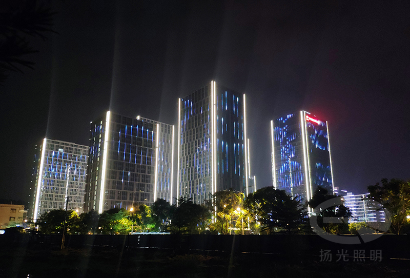 中國鐵建南方總部（bù）商業綜合體燈光工程實景圖