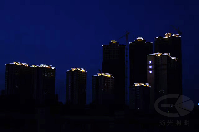 深圳匯龍灣燈光工程實（shí）景圖