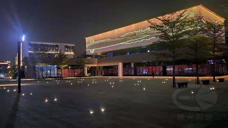 創意園景觀照（zhào）明工程夜景圖