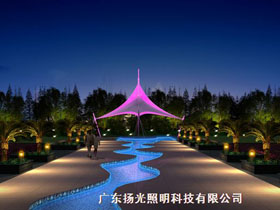 湖（hú）北銀泉（quán）景觀照明