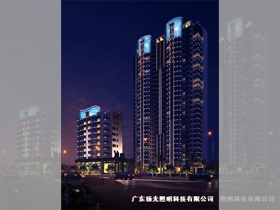 合群地產：汕頭（tóu）群星華庭樓（lóu）體亮化