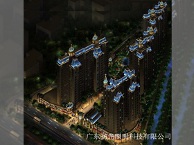 保利（lì）地產：廣州香檳公寓夜景照明工程