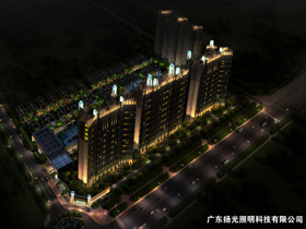 景天地產：東莞景天花園（yuán）城戶外亮化工程