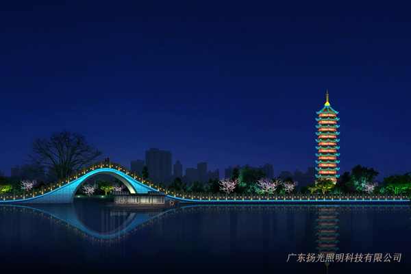 廣西河（hé）岸（àn）橋梁照明工程