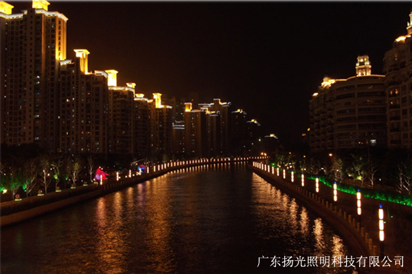 陽江河岸（àn）燈光工程