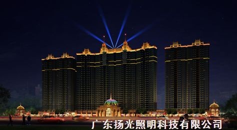 中山世紀豪庭夜景（jǐng）工程（chéng）設計