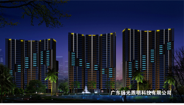 中惠地產：廣州中惠（huì）璧瓏灣夜景（jǐng）照明