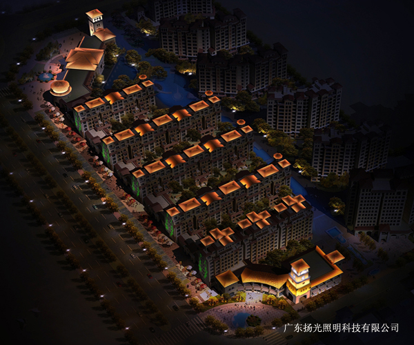 陽江利騰地（dì）產：陽光馬德裏亮化工程