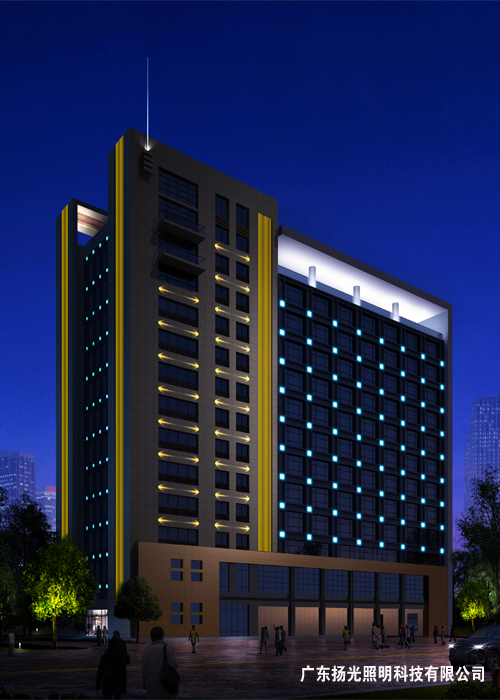 廣西機電工程學校夜景（jǐng）照明設計