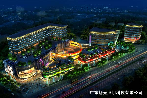 佛山寶盈國（guó）際廣場（chǎng）景觀（guān）照明工程