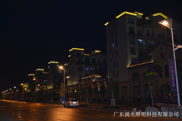 陽江馬德裏夜（yè）景照（zhào）明工程實拍
