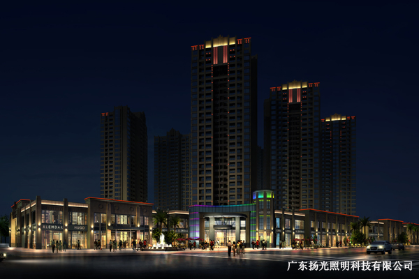 佛山領（lǐng）地·海納公館夜景照明工程