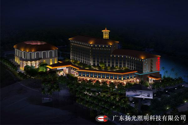 惠州大亞（yà）灣華美達酒店夜景照明