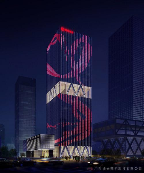 深圳招商銀行外立麵照明（míng）