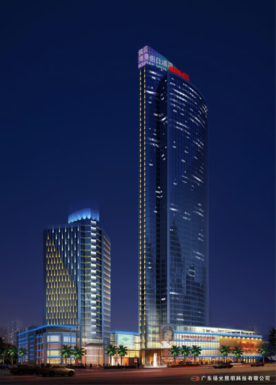 海口港航大（dà）廈夜景照明工程