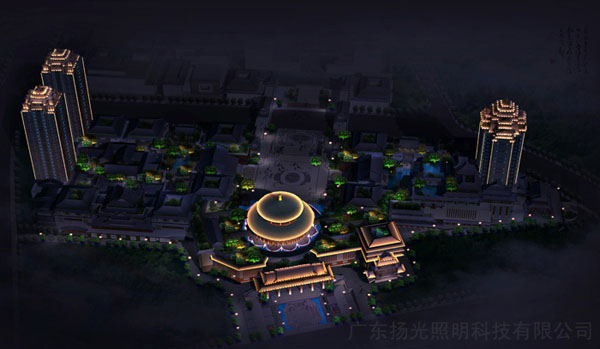 中山紅木博（bó）覽城夜景照（zhào）明