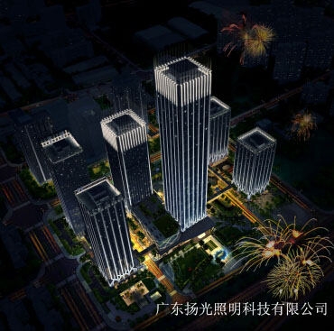 寰宇匯金中心城市綜合體戶外（wài）燈光設計（jì）