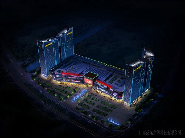 順德北滘慧聰家電（diàn）城夜景照明