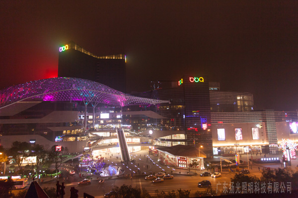 湖南步步（bù）高商業綜合體夜景照明工程