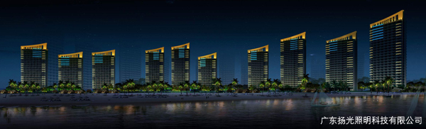 保利海陵（líng）島十裏銀灘（tān）夜景照明設計