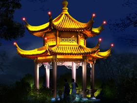 南寧古建築照明工（gōng）程