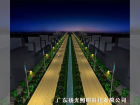 東（dōng）莞學府路景觀照明工程