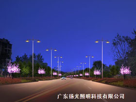 湖北銀泉（quán）大道景觀亮化