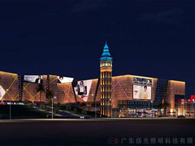 雲浮新世（shì）紀廣場夜景燈光工程