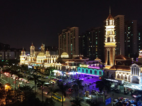 東莞（wǎn）市金月灣廣場夜景照明設計