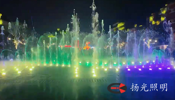 中國舉重（chóng）博物館廣場燈光秀