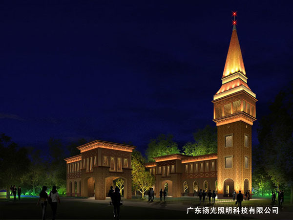 東莞保利山頂教堂（táng）燈光（guāng）工程
