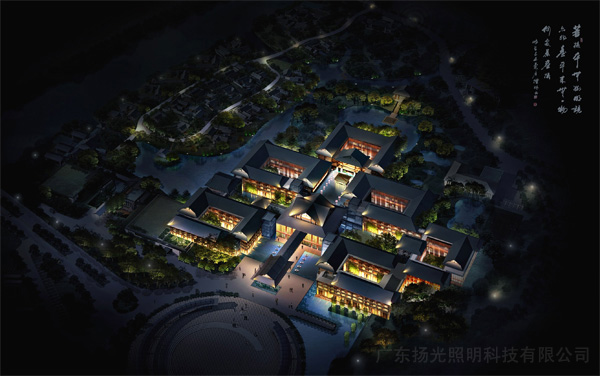 雲浮禪泉酒店（diàn）夜景照明設計（jì）