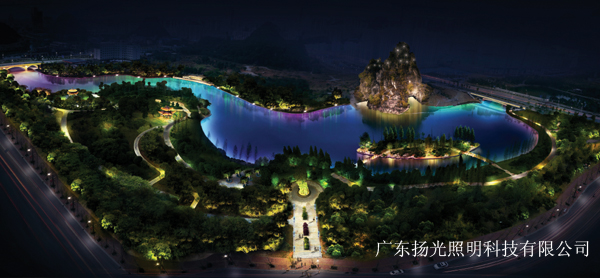 廣西桂林中（zhōng）央公園景觀亮化設計