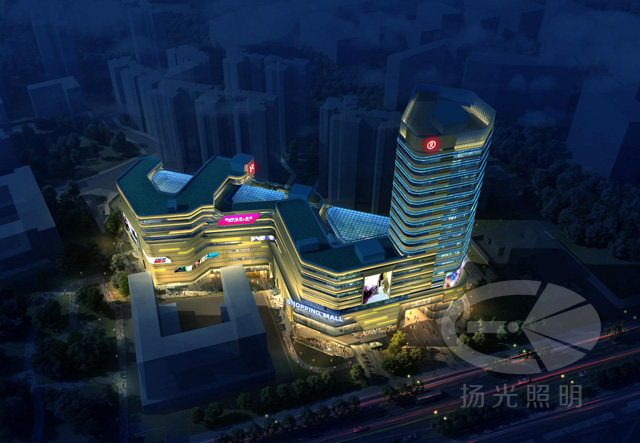 珠海•融德商業廣場景觀（guān）藝術照明設計