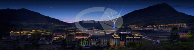 重（chóng）慶雲陽工業園區夜景照明設計